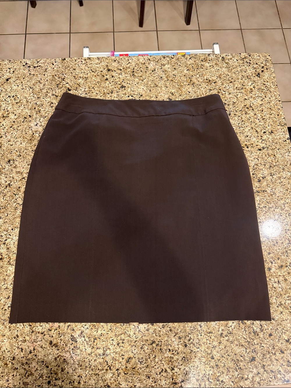 Laura Scott Brown Pencil Skirt